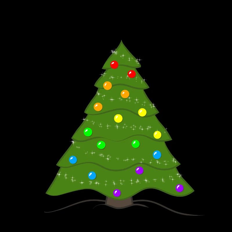 sapin de Noël coloré