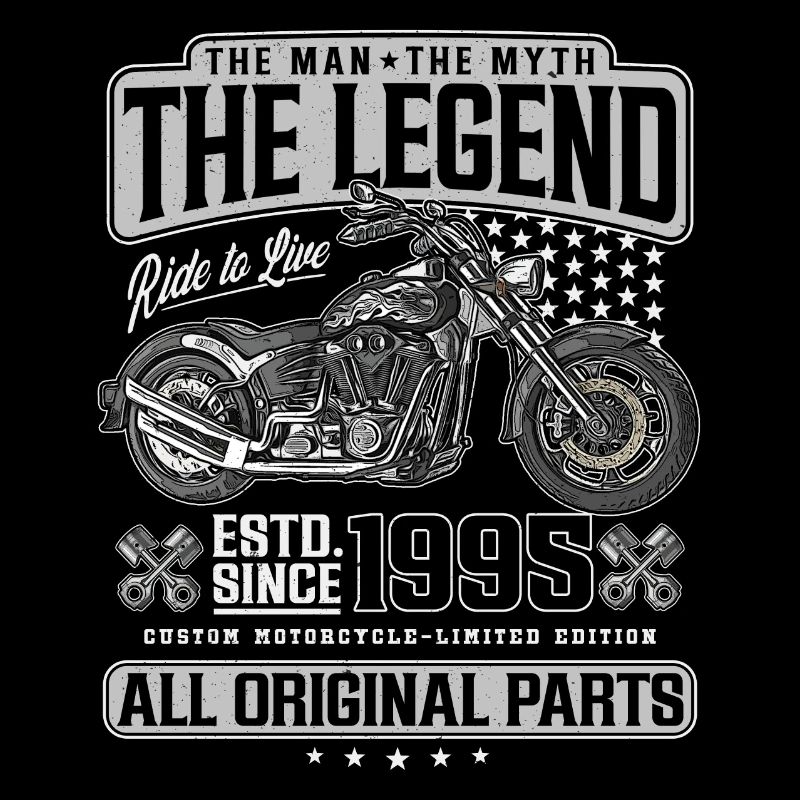 1995 Vintage Man Myth Legend Moto