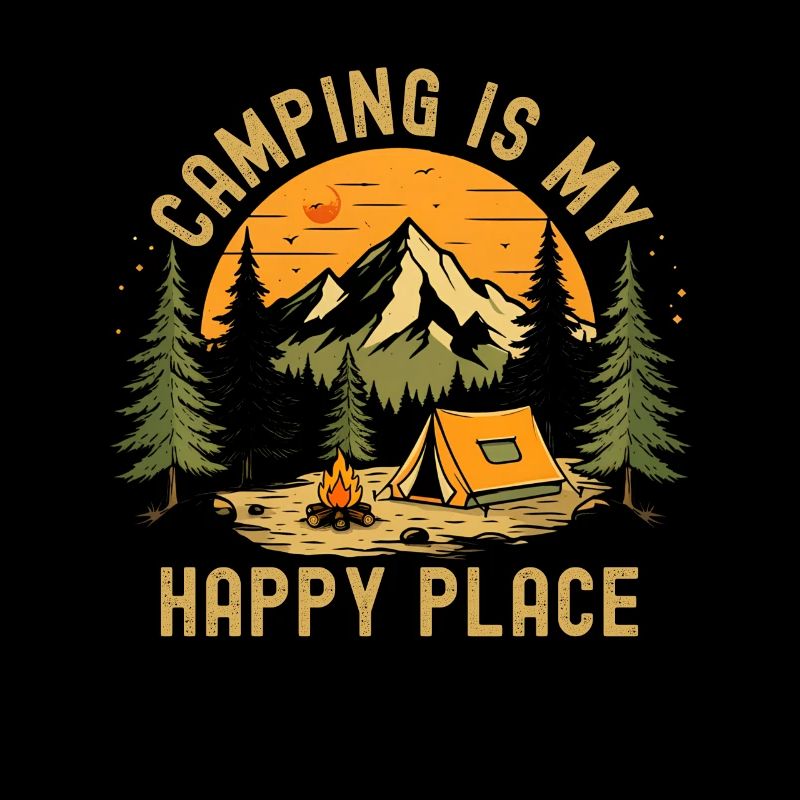 Camping ist mein Happy Place