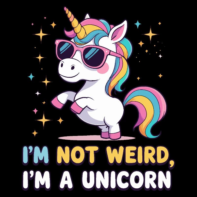 Je ne suis pas bizarre, je suis une licorne
