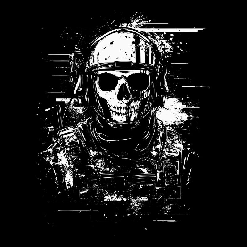 Soldat Soldat Crâne Armée