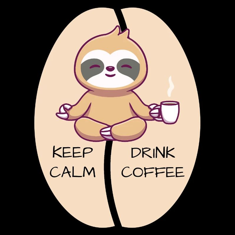Keep Calm Drink Coffee Faultier