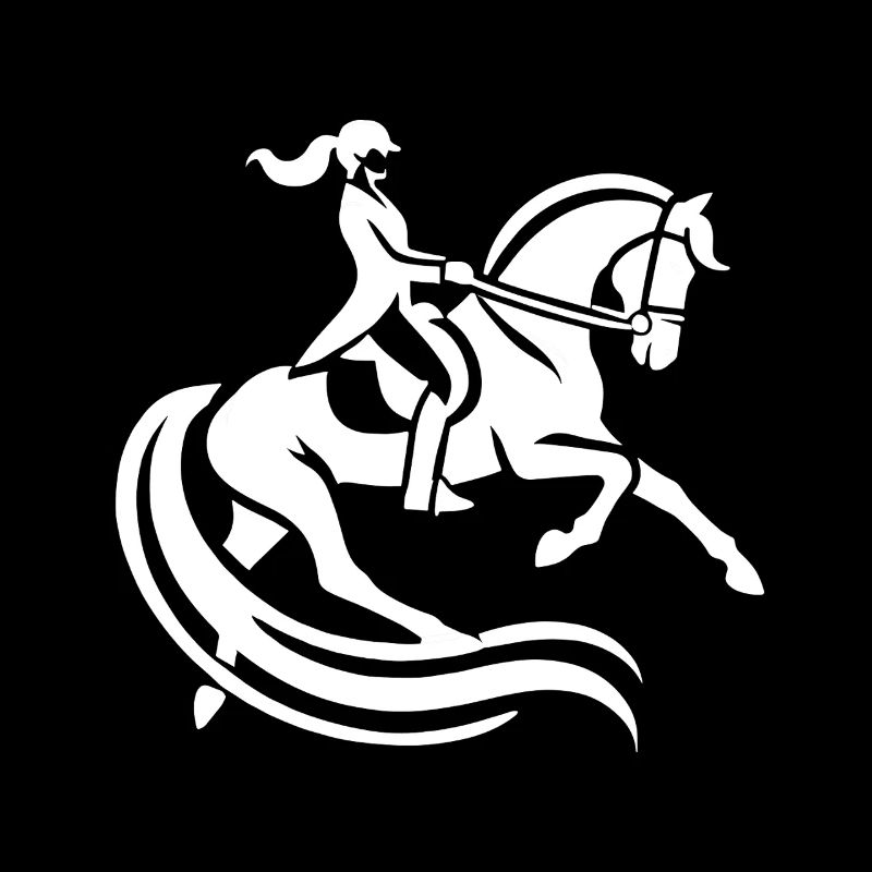 Cavalière de dressage