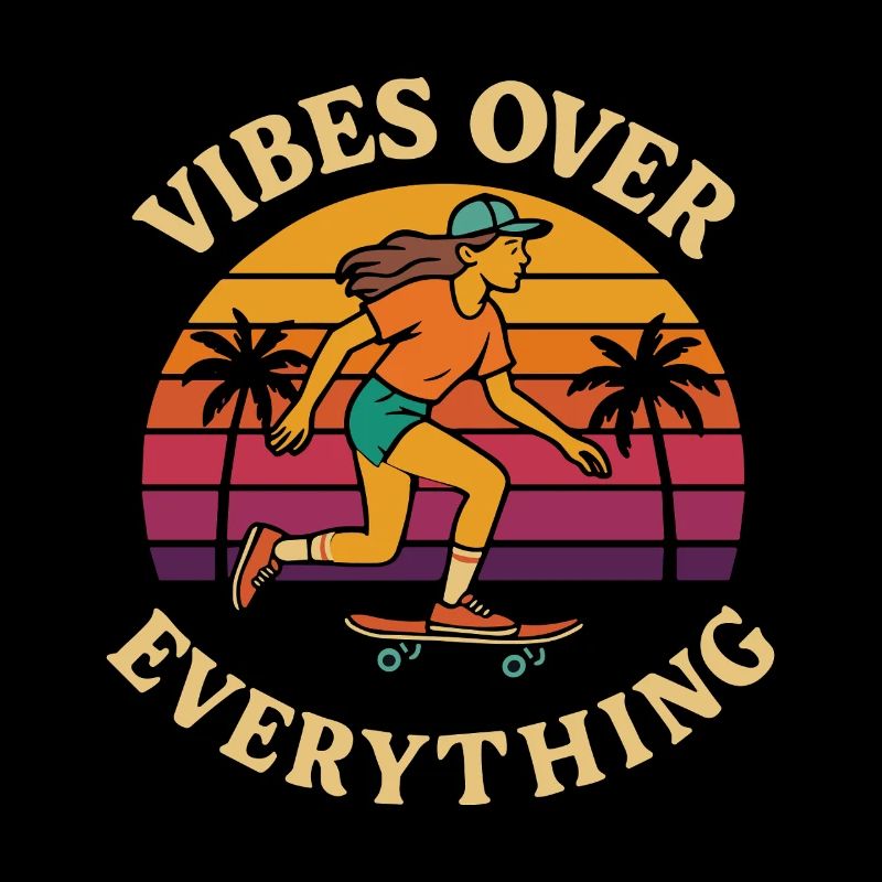 Skaterin Vibes Over Everything