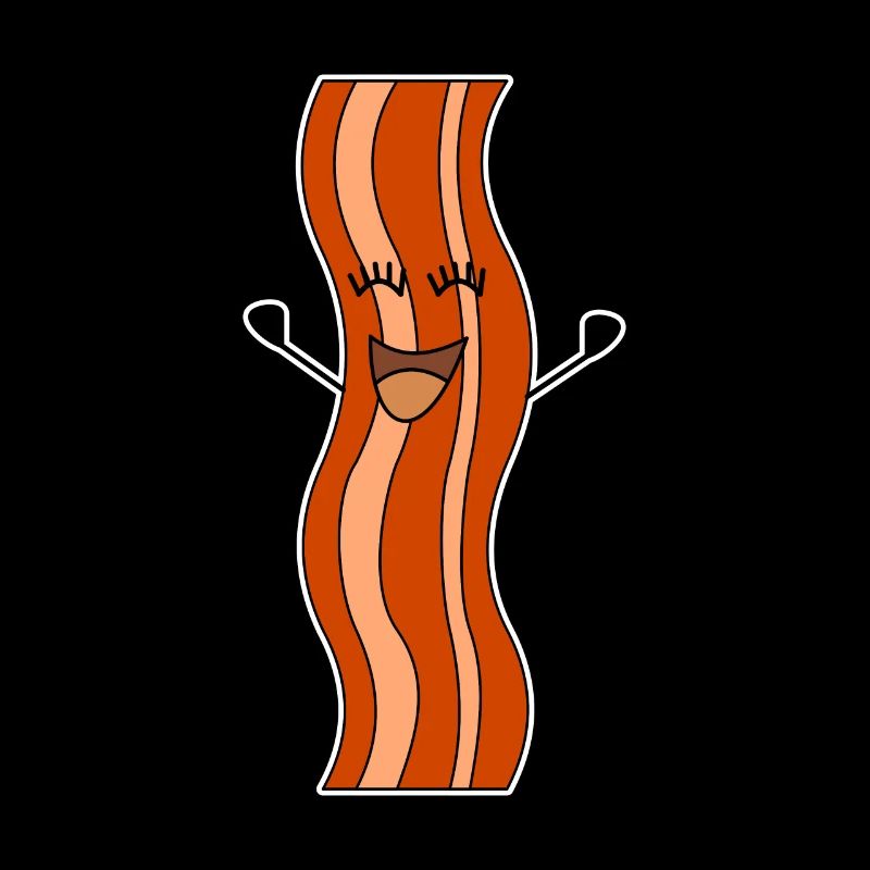 Chemise Bacon Bacon Bacon Strip Cheerful
