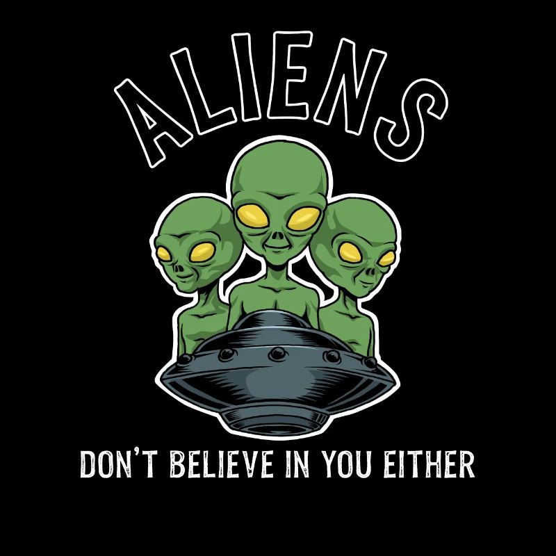 Alien Funny Aliens ne croient pas en ton cadeau