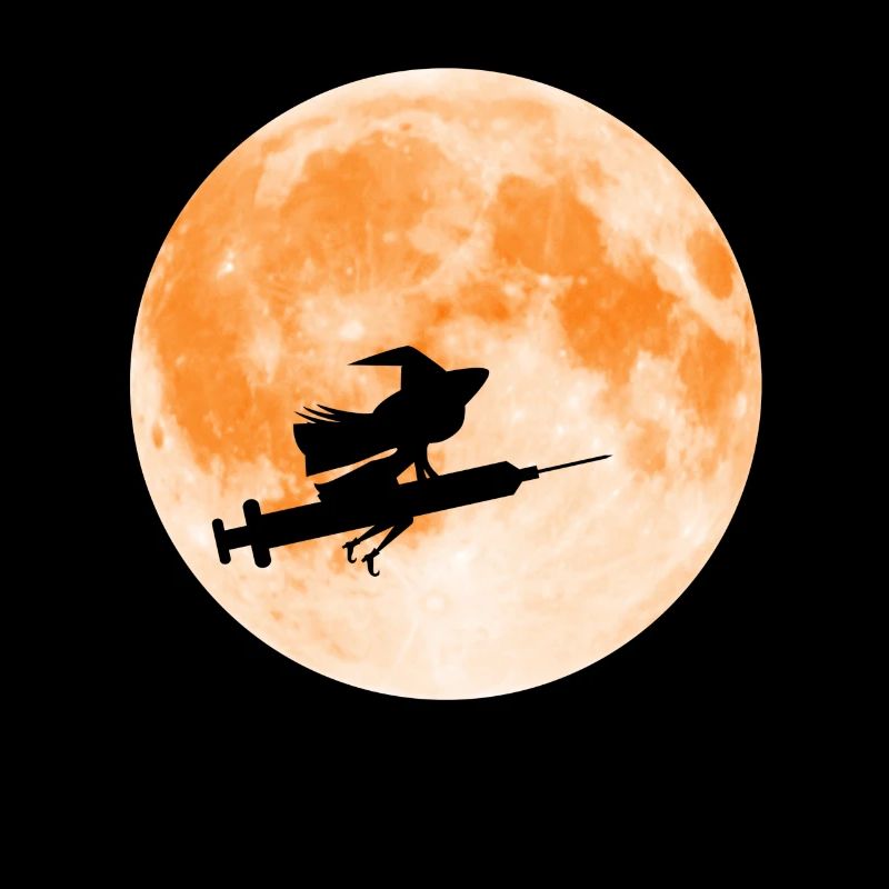 Infirmière infirmière seringue lune