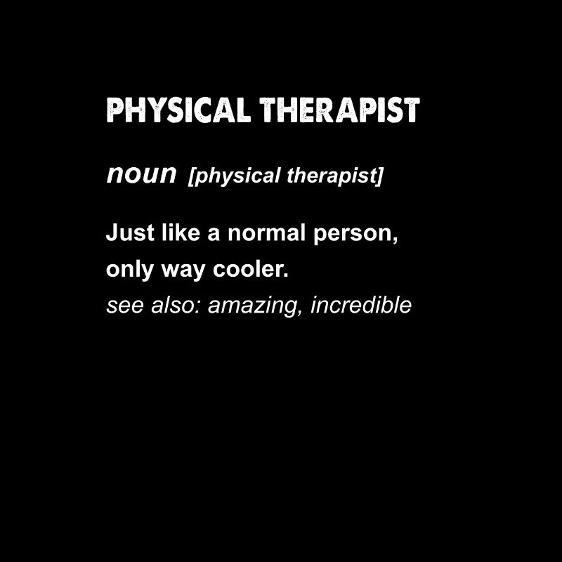 Physiotherapeut Geschenkdesign