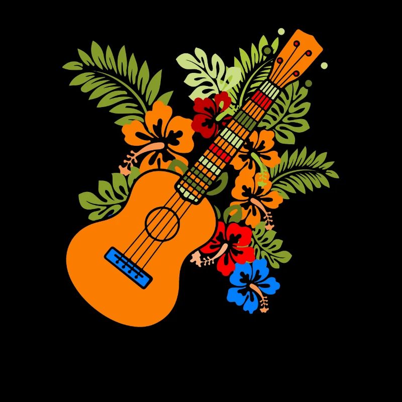 Uke Guitar Gift I Guitariste Ukulele Hawaï