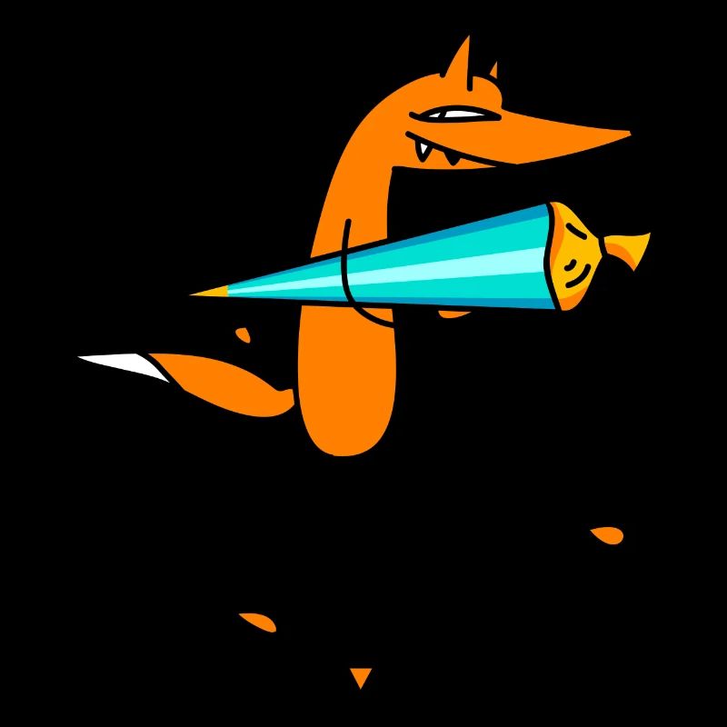 Smart Fox with sugar bag