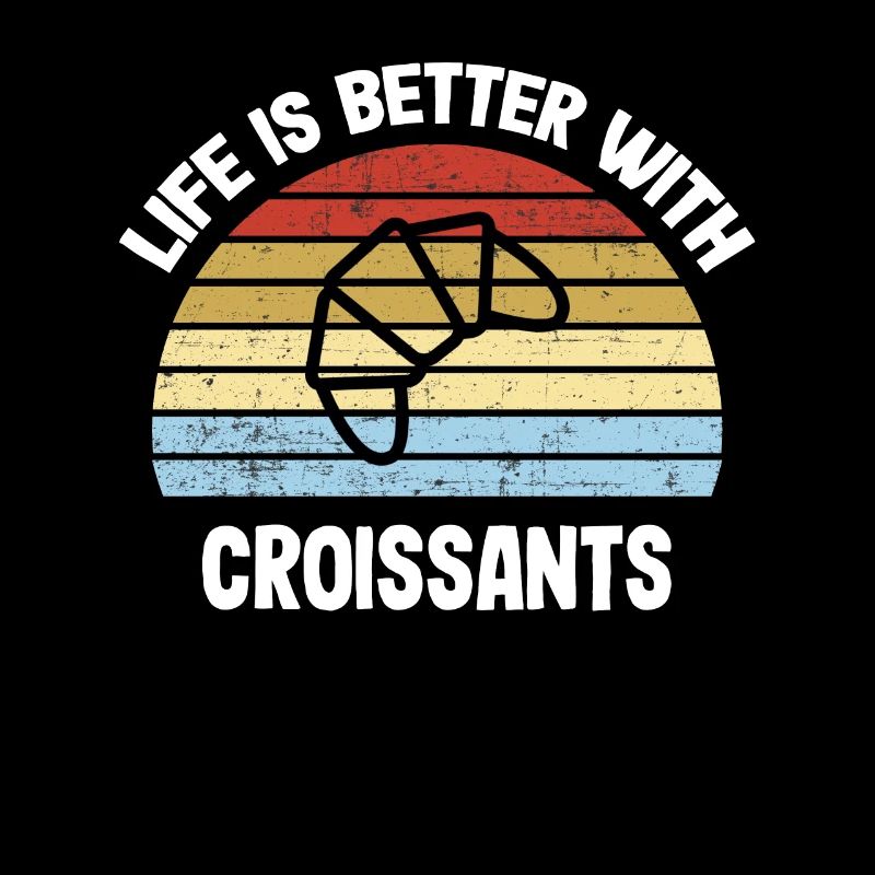 Rétro Croissant design