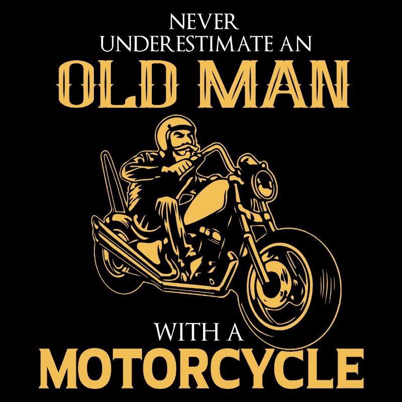 Oldman Biker Motorcycle