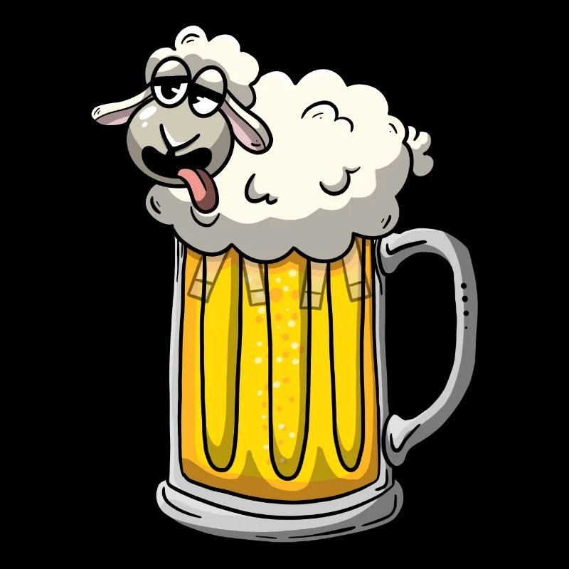 Bier und Schaf
