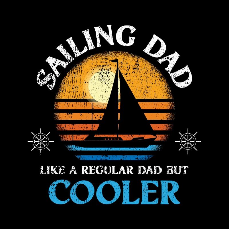 Segel Papa Sailing Dad Geschenk
