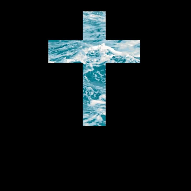 Croix chrétienne d’eau vive