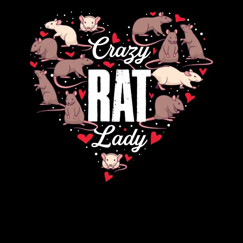 Crazy Rat Lady Funny Gift