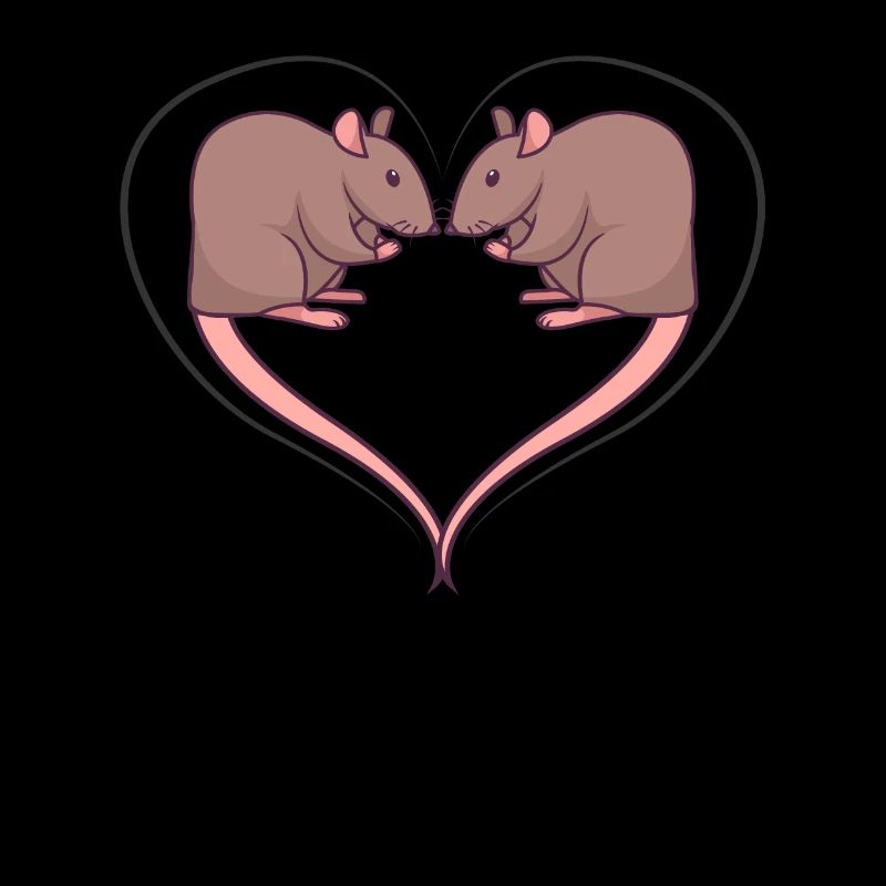 Ratten Liebe Lustig Geschenk