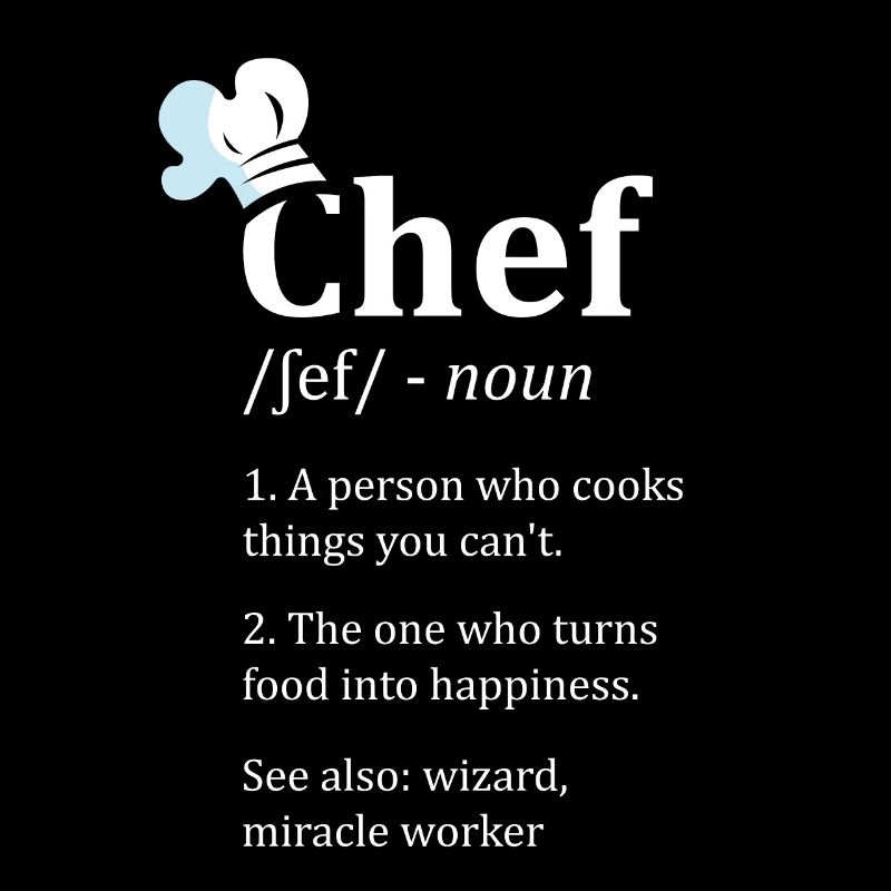 Cuisinier cuisine cadeau drôle