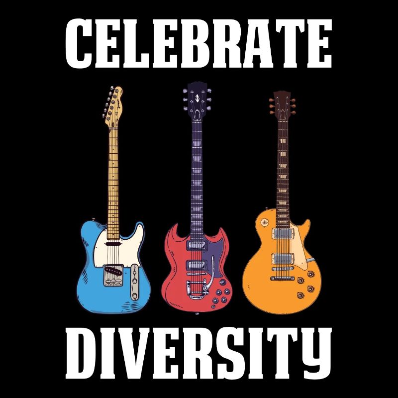 Celebrate Diversity guitare cadeau
