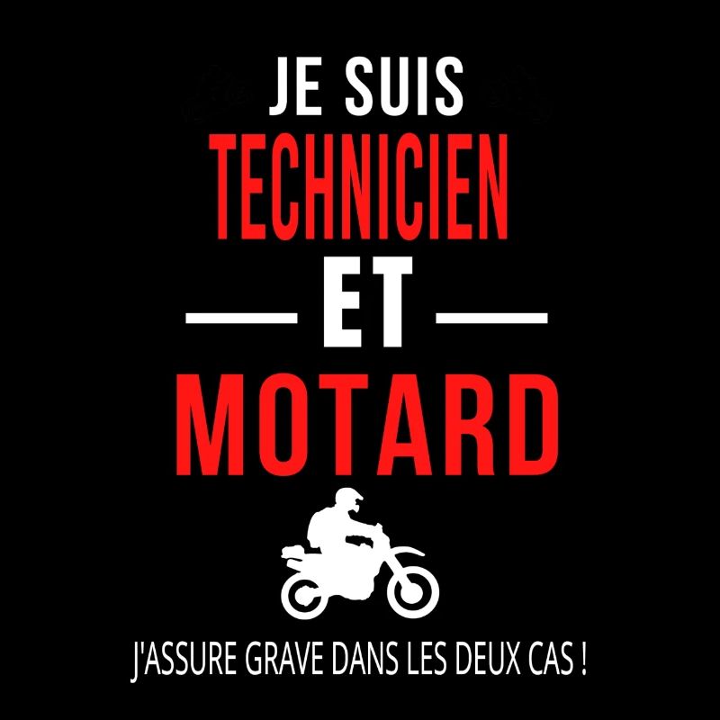 motard et TECHNICIEN