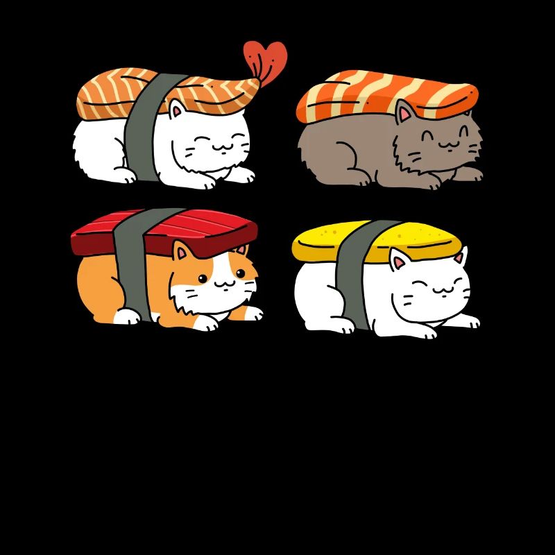 Cat Sushi Sushi Cadeau