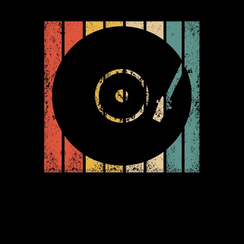 Rétro Vinyle Collectionneur de disques