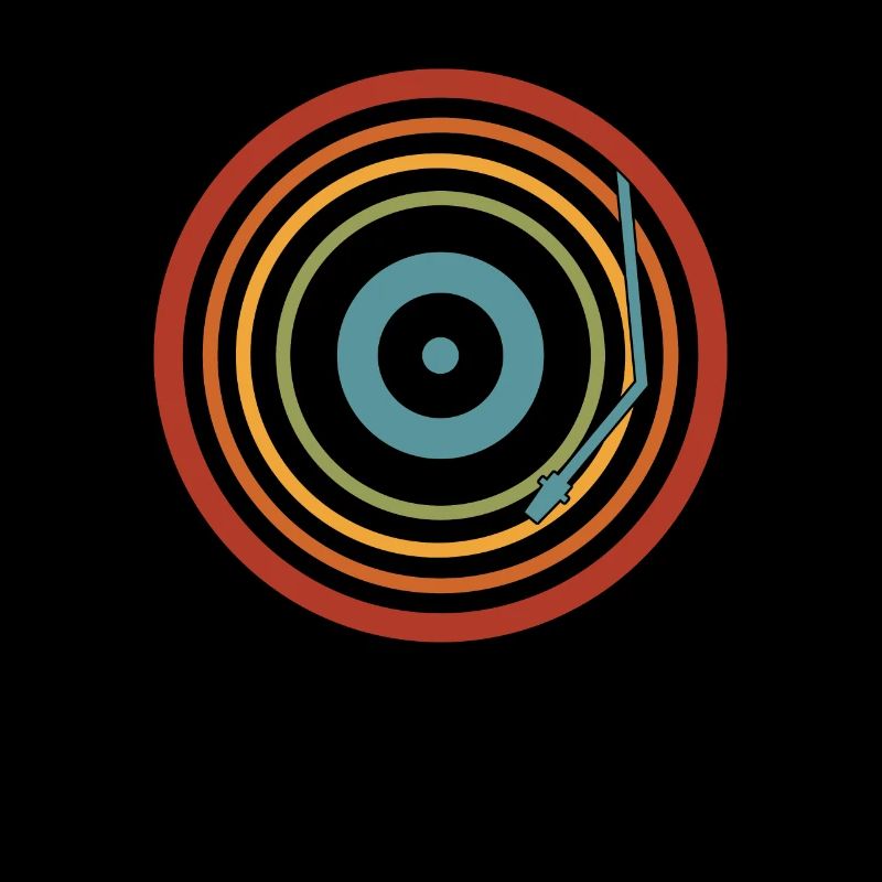 Rétro Vinyle Collectionneur de disques