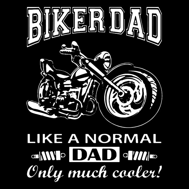 Biker Dad Motorrad Vatertag Väter Geschenk