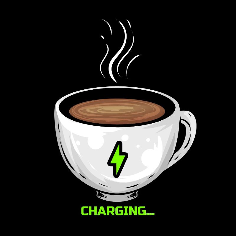 The coffee recharges the batteries