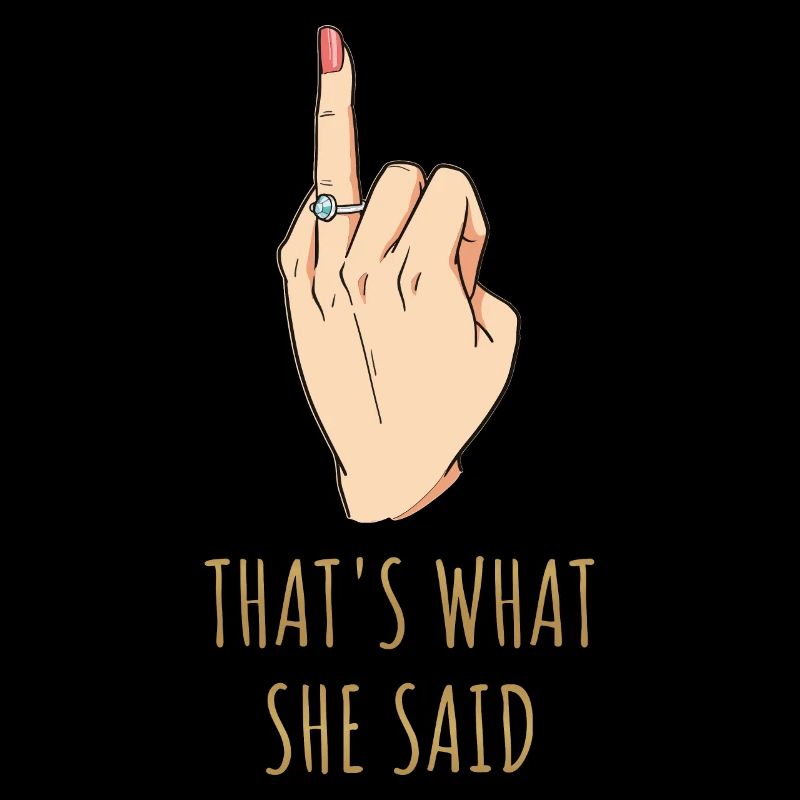 What She Said Junggesellinnenabschied Geschenk