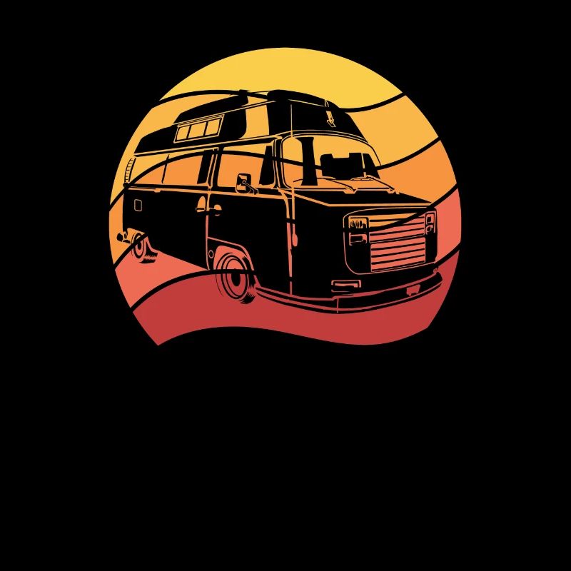 Retro Camper Bus Caravan Vintage Camper Bus