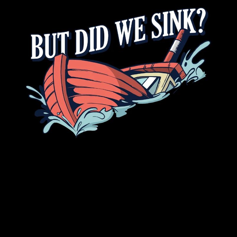 But Did We Sink Boater Gift