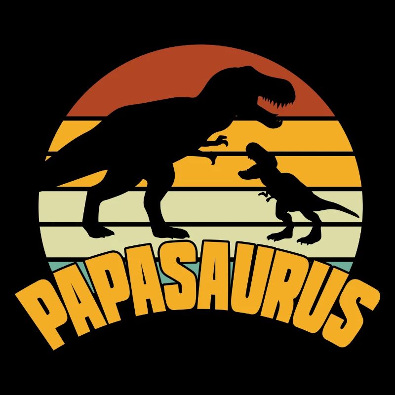 Papasaurus TRex Papa Dinosaur Father's Day