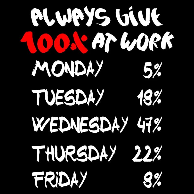 100% au travail