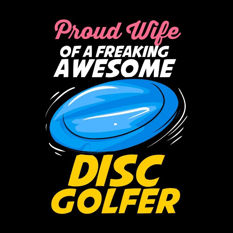 Ehefrau eines Discgolfers Disc Golf