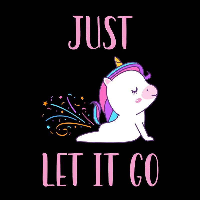Yoga Unicorn just let it go