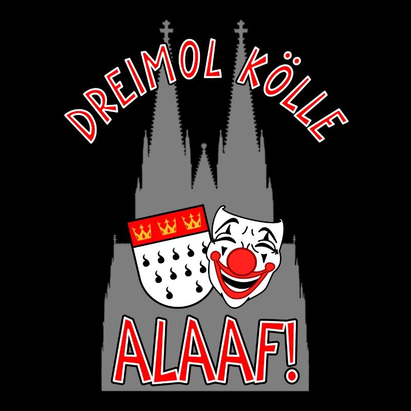 Karneval Kostüm Dreimol Kölle Alaaf Herz Köln