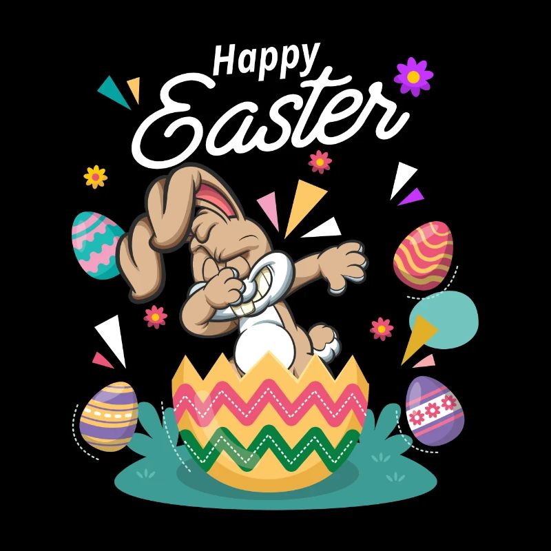 Frohe Ostern - Osterhase Dab Tanz