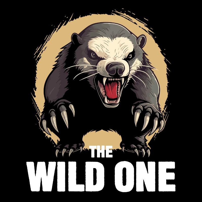 Honigdachs Der Wilde