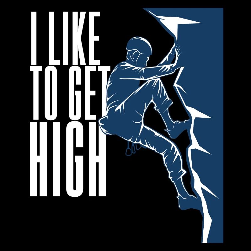 Klettern Herren Ich mag es, high zu werden