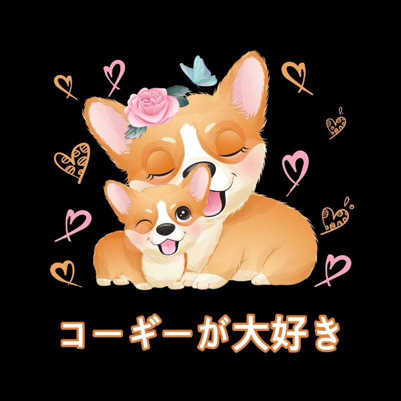 Ich Liebe Corgis Liebe Mama Hund