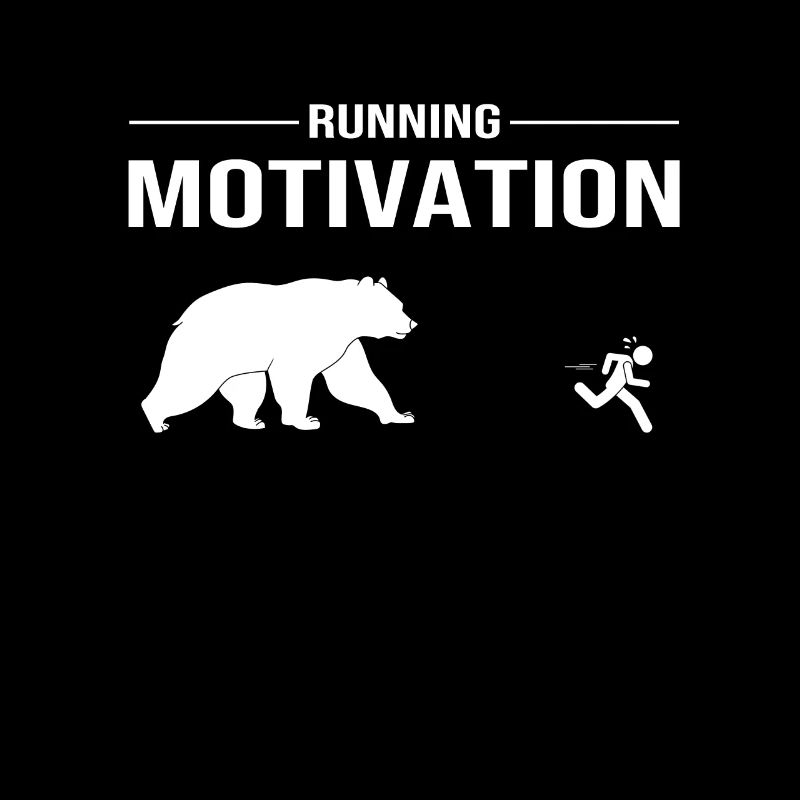 Laufmotivation - Running Bear