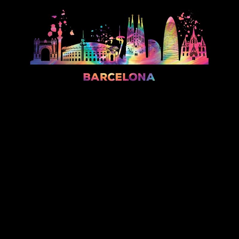 Barcelonische Skyline Barcelone