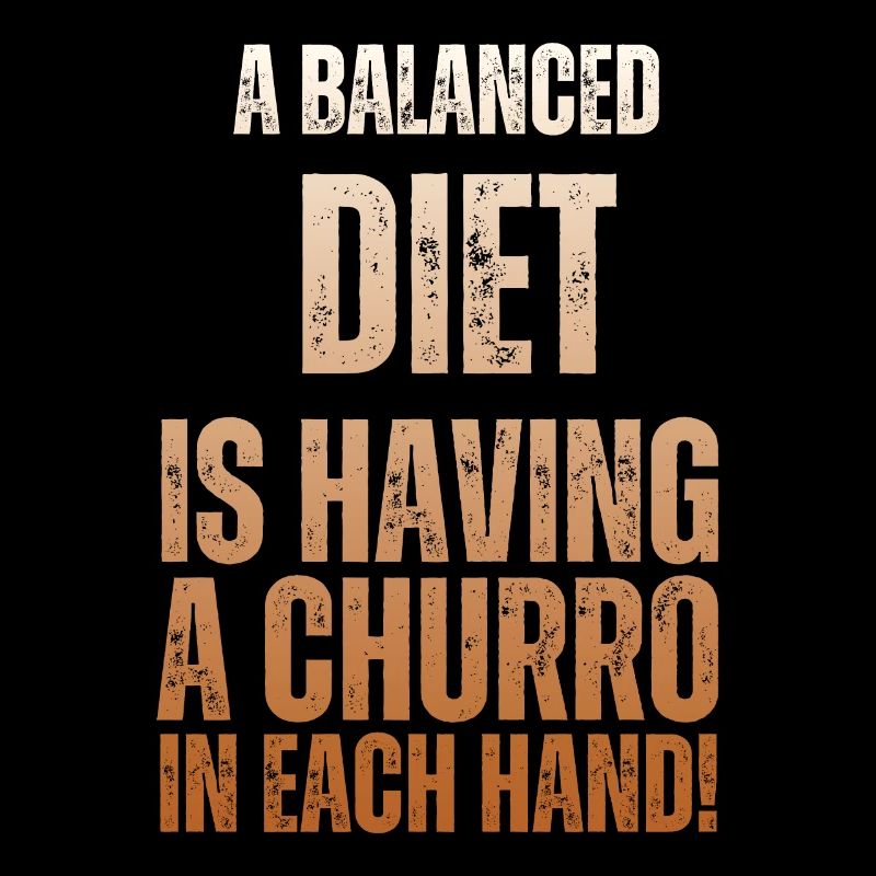 Une alimentation équilibrée est un churro