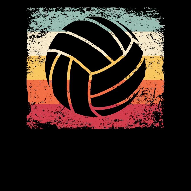 Volleyball Player Retro Beach Volleyball