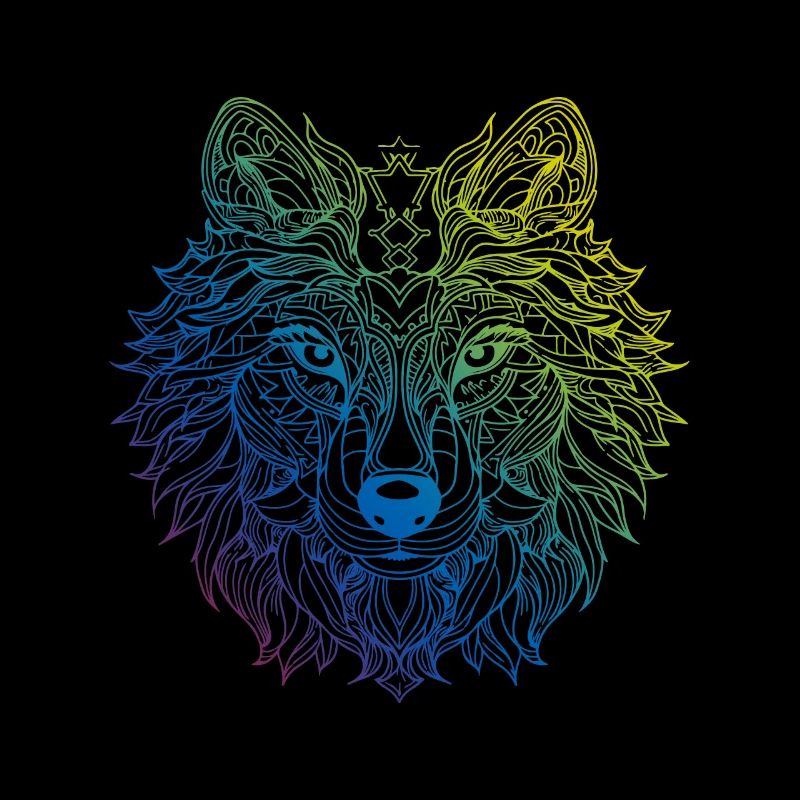 Wolf Mandala Boho