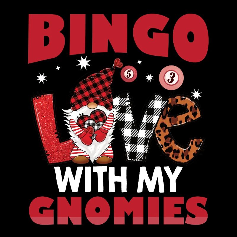 Bingo Love With My Gnomies Leo Bingo