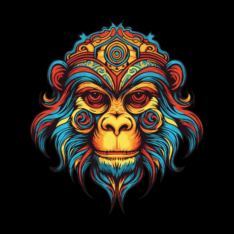 Portrait de singe