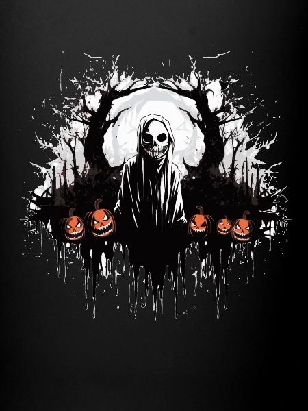 Ambiance effrayante d’Halloween