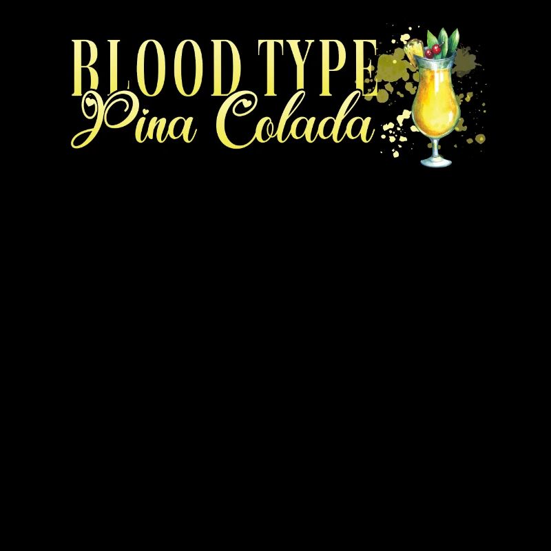 Blutgruppe Pina Colada Cocktail Barkeeper